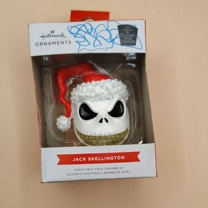 Hallmark Jack Skellington Ornament with Red and White Accents